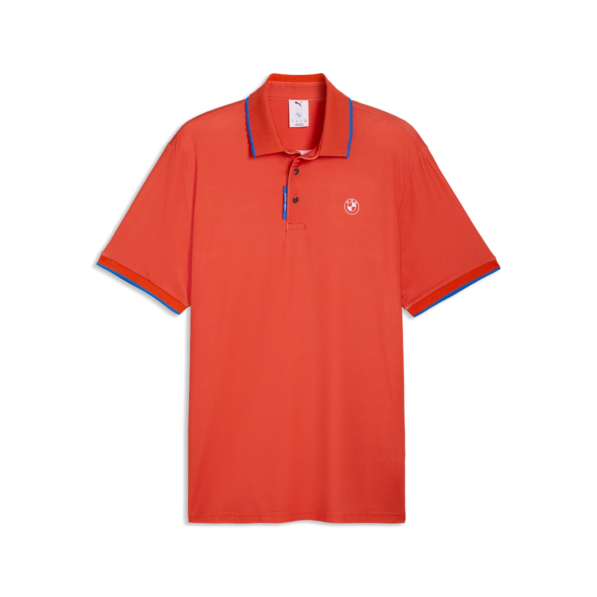 Поло PUMA BMW Twisted Diamond (Dark Orange), размер S