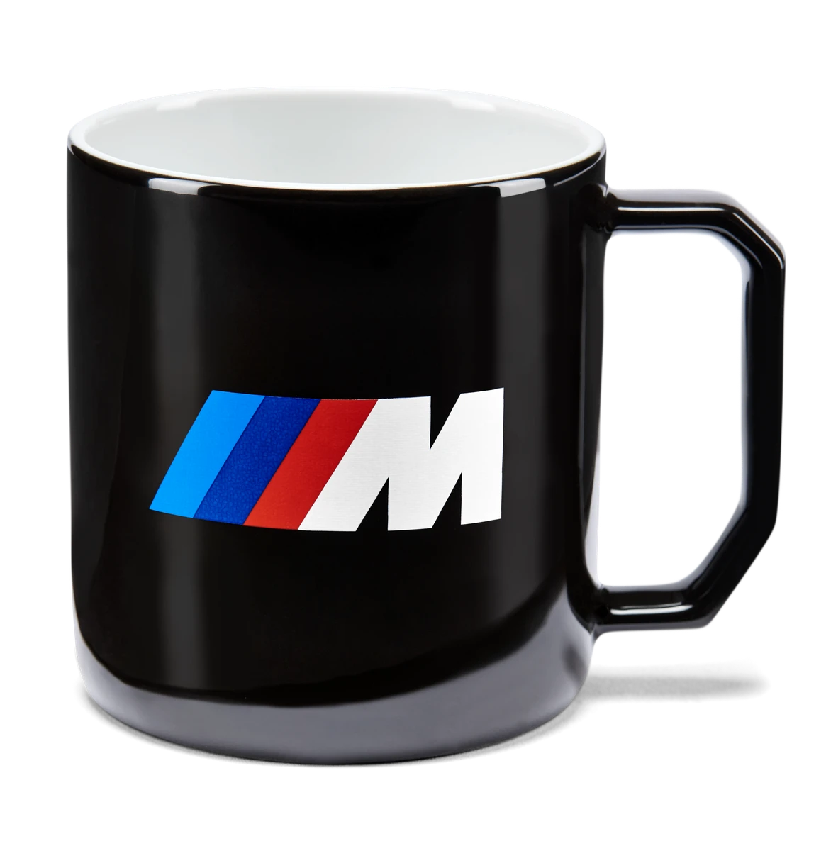 Керамическая кружка BMW M с цветным логотипом (350 мл, Black/White)