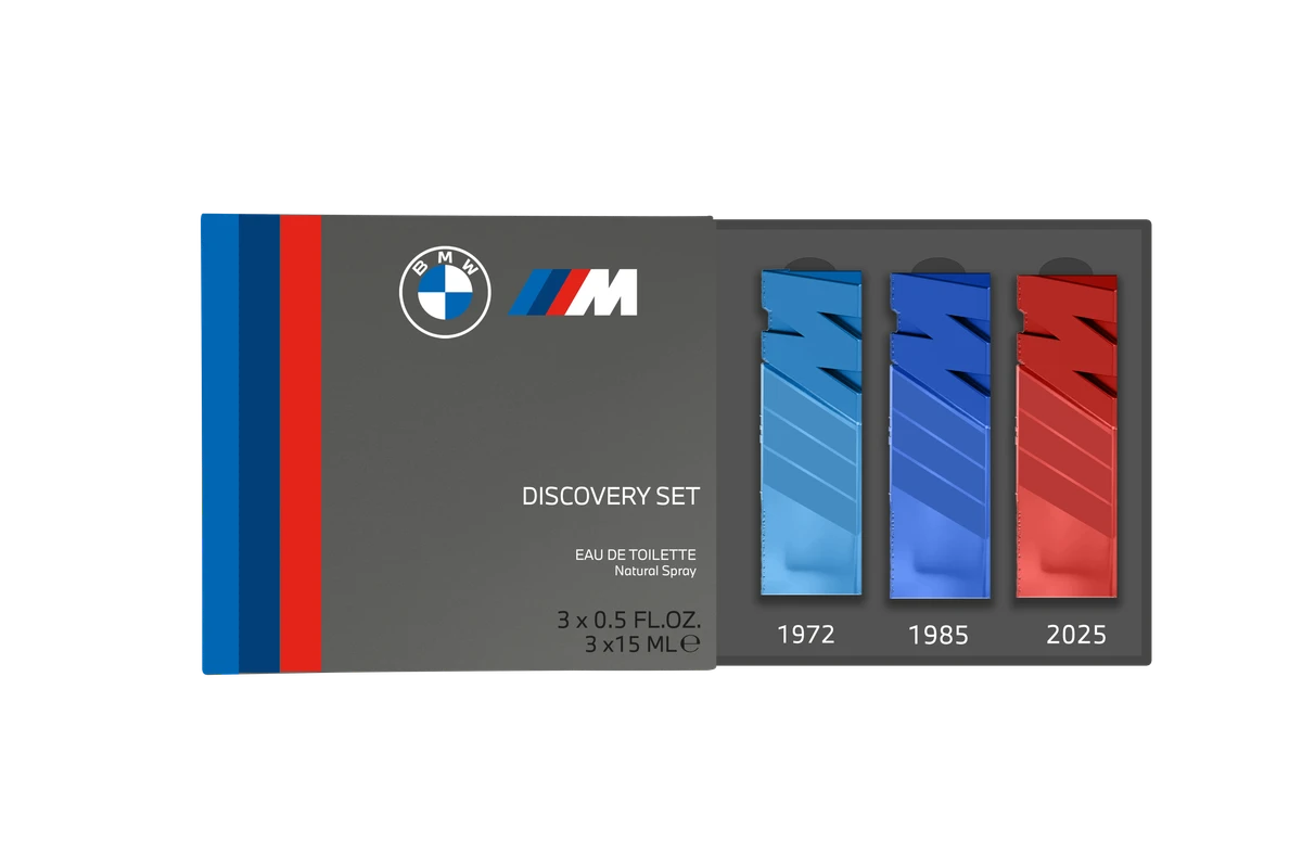Набор миниатюр ароматов BMW M EDT Discovery 3×15 мл (Grey)